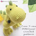 Free Dinosaur crochet pattern