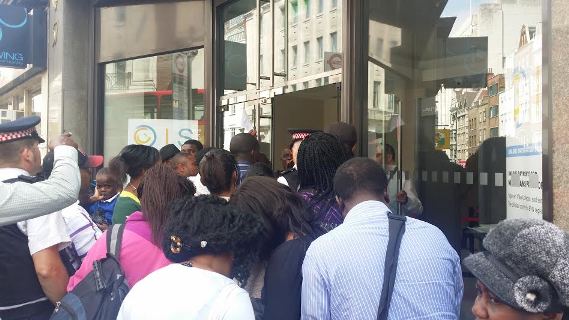 protest nigerian embassy london