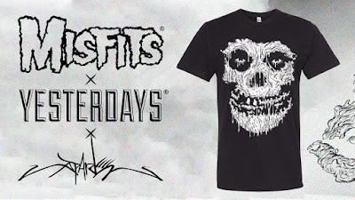 San Diego Comic-Con 2020 Exclusive Misfits “Pardee Fiend” T-Shirt by Alex Pardee x Yesterdays