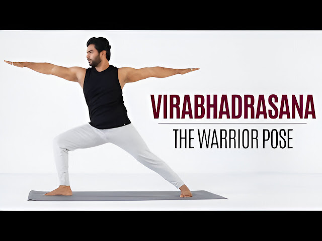 Warrior Yoga Pose  (Virabhadrasana I)