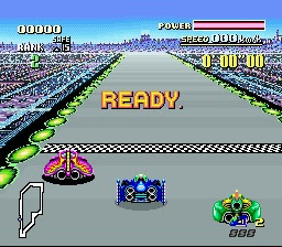 Screenshot of Super Nintendo game F-Zero