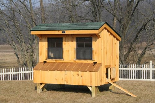 Here is the step by step instruction how to build the chicken coop ...
