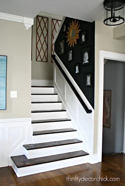 Tearing carpet off wood stairs