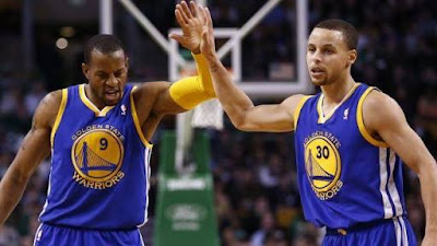 Andre Iguodala and Stephen Curry