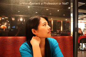management as a profession or not