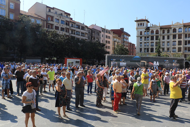 protesta de pensionistas en Barakaldo