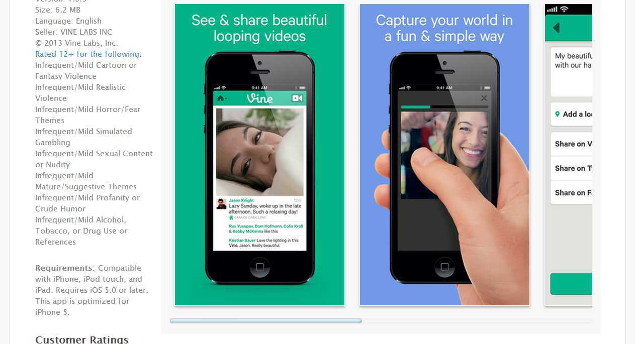 6 Seconds Video Ios App Vine All Set To Change The Online Video Communication