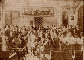 Jugadores y organizadores del Campeonato Infantil de Ajedrez Barcelona 1932