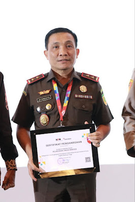 Kejati Banten Raih Penghargaan Penanganan Tipikor Terbaik dari KPK