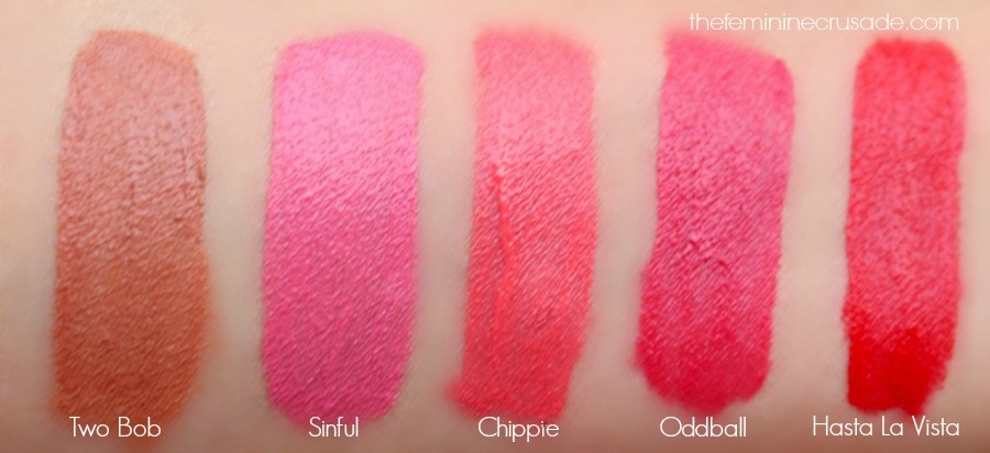 W7 Mega Matte Lips (swatches)