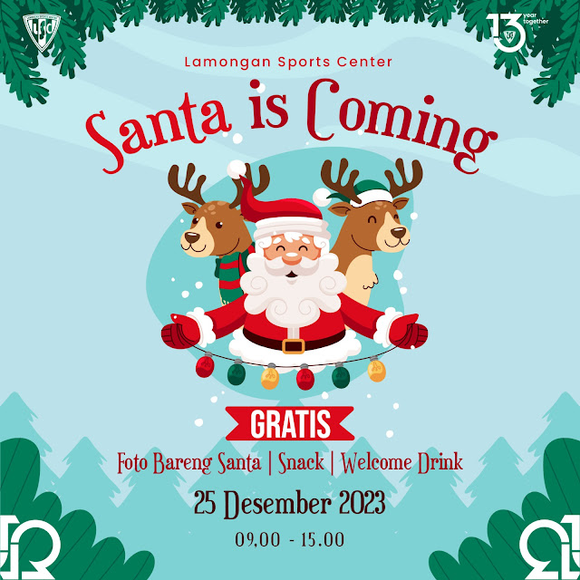 Hadiah gratis Santa di LSC Lamongan