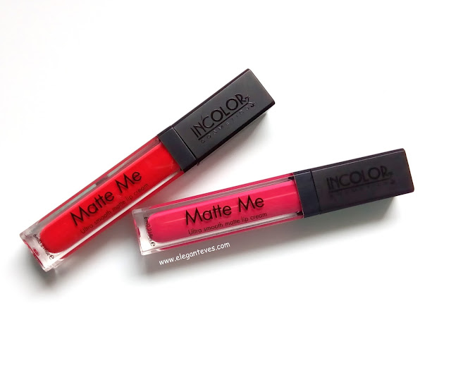 incolor matte me lipcream 403 407 swatches india