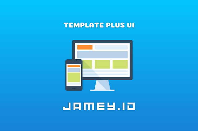Free download template plus ui blogger