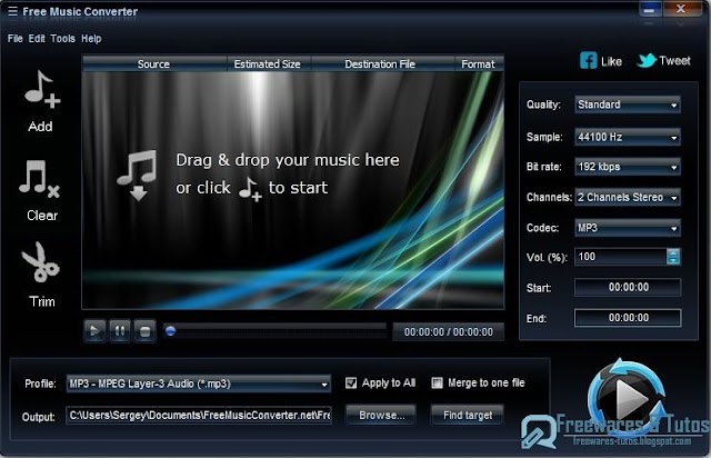 Free Music Converter : un élégant logiciel de conversion audio