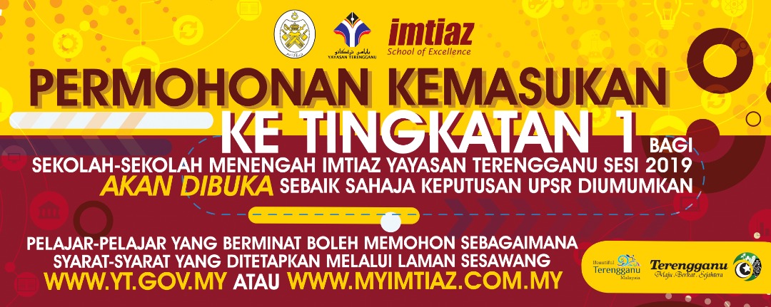 Permohonan Sm Imtiaz Yt 2019 Tingkatan 1 Secara Online Trdi News