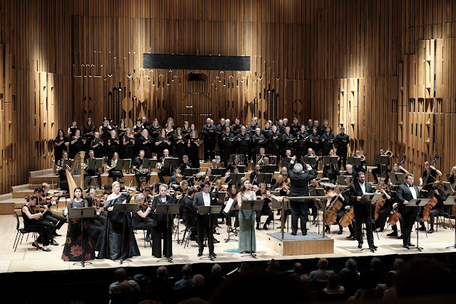 Mercadante: Il proscritto - Susana Gaspar, Sally Matthews, Elizabeth DeShong, Irene Roberts, Carlo Rizzi, Goderdzi Janelidze & Alessandro Fisher - Opera Rara at the Barbican (Photo Russell Duncan)