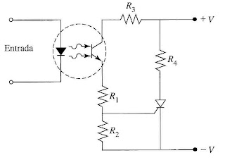 Circuito de dispara de um SCR com acoplador optico