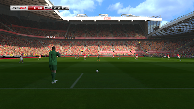 PES 2014 Old Trafford HD Turf v1 by Grkn Design