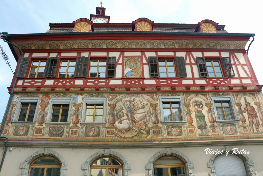 Ayuntamiento de la Rathausplatz de Stein am Rhein