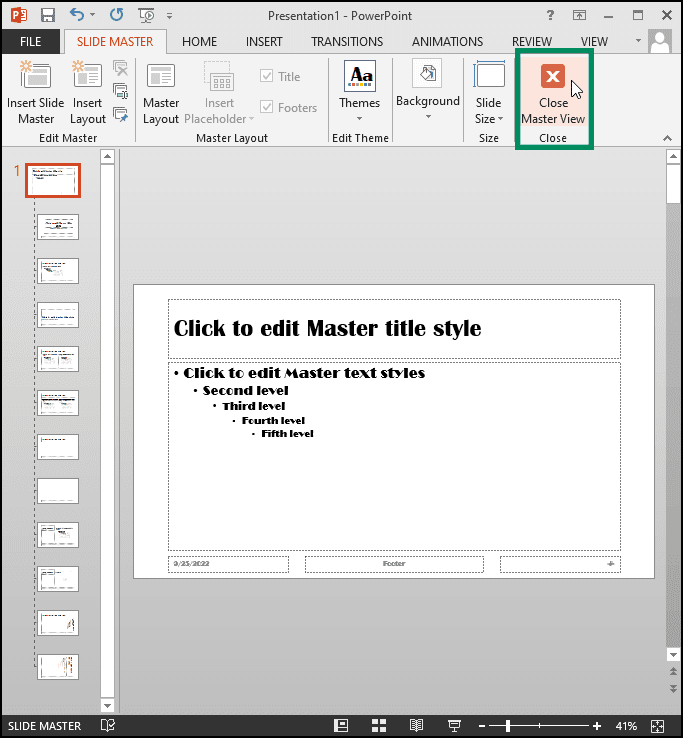 4-PowerPoint-Close-Master-View