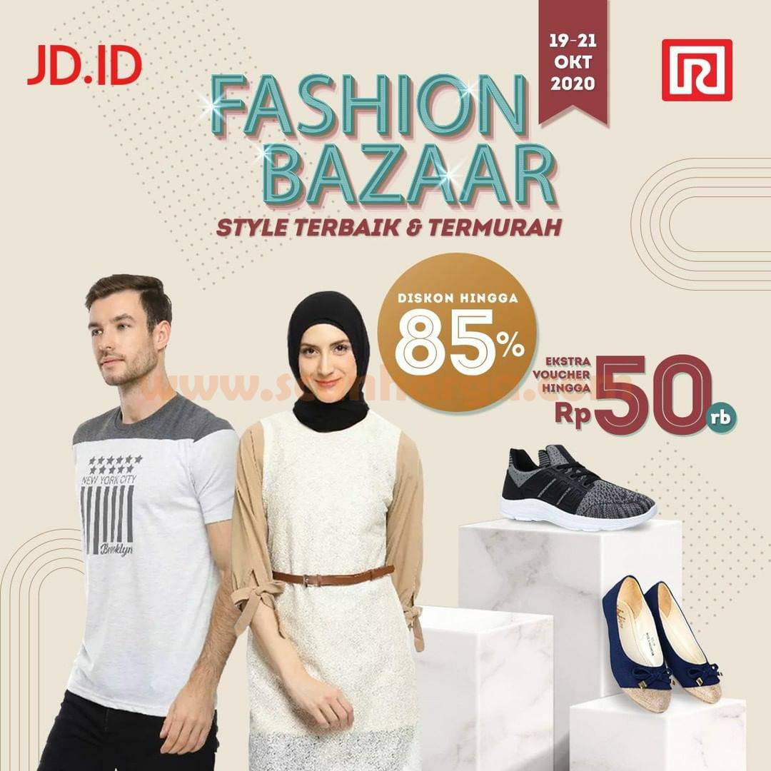 JD.ID /Ramayana Promo Fashion Bazaar Diskon 85% + Ekstra Voucher hingga Rp 50.000*