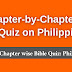 Chapter-by-Chapter Bible Quiz on Book of Philippians