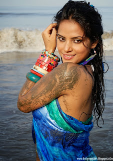 Neetu Chandra Beach Side Hot Photoshoot Gallery