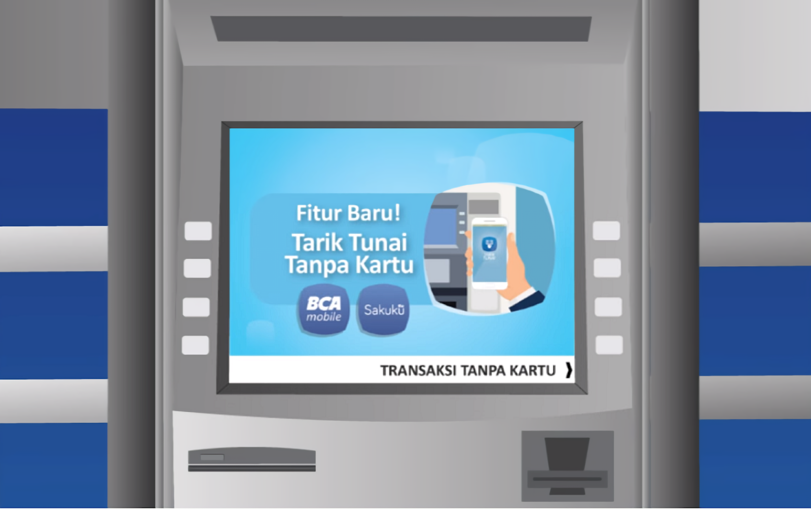 Cara Tarik Tunai / Ambil Uang Tanpa Kartu di ATM BRI, BNI, Mandiri dan BCA