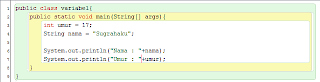 1 Cara Sederhana Memahami Variabel Bahasa Java