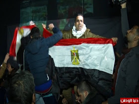 جماهير غزة بعد فوز مصر على بوركينا فاسو