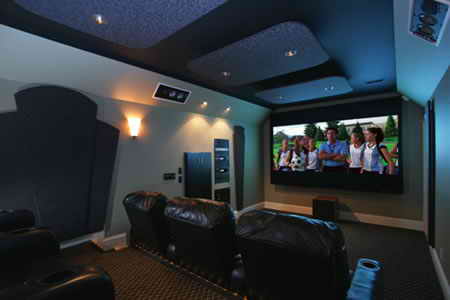 Home Theater Design Ideas on Basement Ideas Home Theater Designs