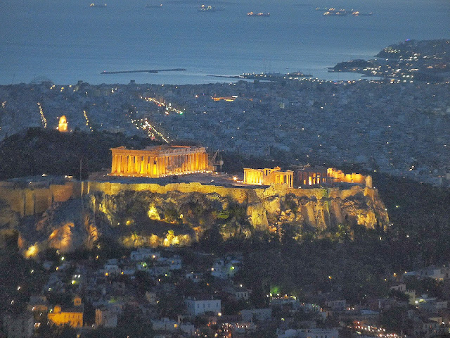 atardecer en Atenas