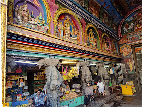 inside the Meenakshi temple compelex in Madurai, Tamil Nadu