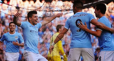  Cuplikan Gol: Man City 4-1 Man United (Premier League)