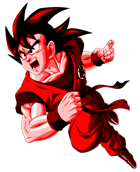 Goku e Vegeta - Dragon Ball Z ™ : Render Goku kaioken e ...
