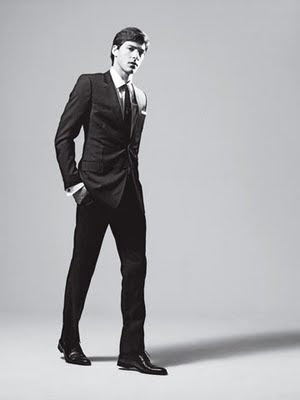 dior homme black suit