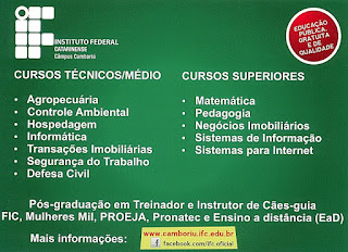 IFC (Instituto Federal Catarinense - Câmpos Camboriú)