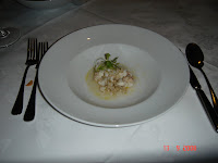 course photo - Crab risotto with buck wheat