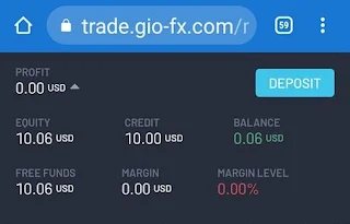 GioFX $10 Forex No Deposit Bonus