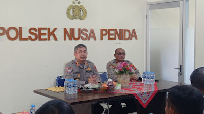 Asistensi Dit Binmas Polda Bali Ke Polsek Nusa Penida