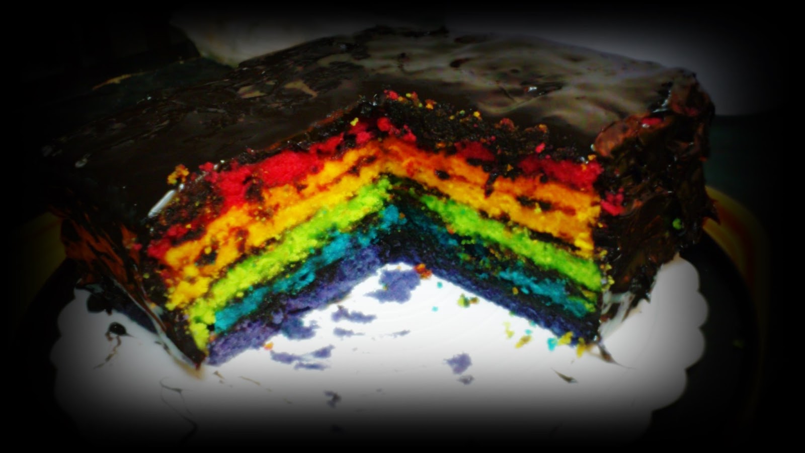 L.I.F.E.: Resepi Kek Rainbow Topping Coklat Ganache