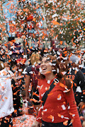 Giants Parade! ps I LOVE confetti. Created by Daily San Franciscan on Friday .