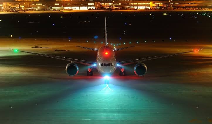 aircraft navigation lights.