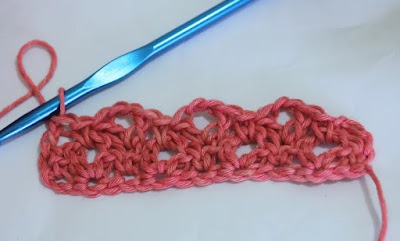 Make Crochet V Stitch 3