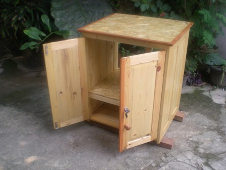 Perabot Kayu Sederhana Simply Wood Furniture Lemari 