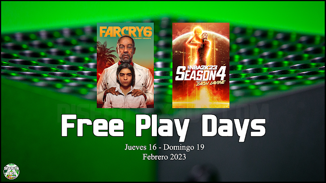 Días de juego gratis (del 16 al 19 febrero 2023) #freeplaydays