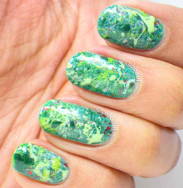 Splatter Spring Nails