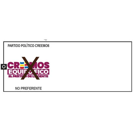 TARJETÓN AL CONCEJO DE PEREIRA EQUIPO CREEMOS, EL EQUIPO DE FICO, EL EQUIPO DE LA GENTE