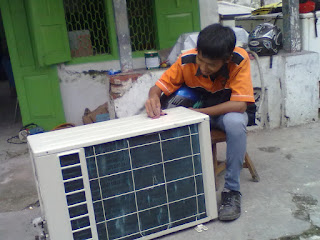 Service ac dijalan kejapanan penanggungan