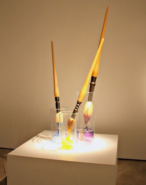 Glass paintbrushes at Museum of Glass, Tacoma, WA